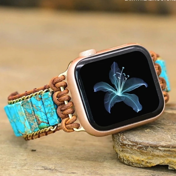 Free People Accessories - Nwt Free People Turquoise Protection Apple Watch Strap